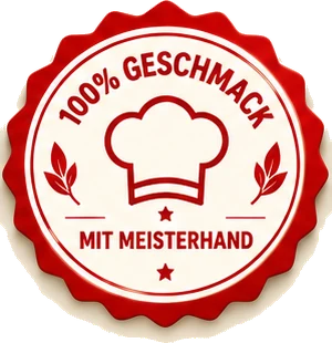 100% Geschmack – Mit Meisterhand