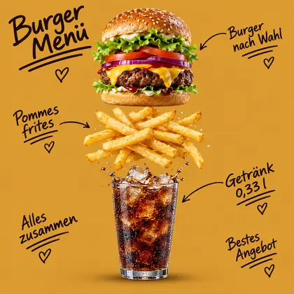 Burger Menü