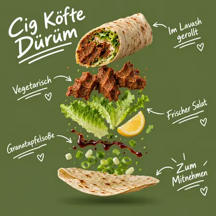 Çiğ Köfte Dürüm